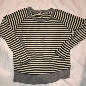 PJ Salvage striped waffle long sleeve - SMALL